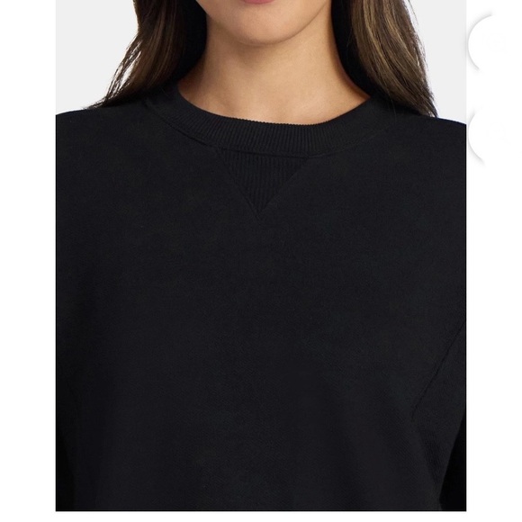 lime and Tru Women's Ribbed Panel Sweatshirt with Long Sleeves, Size XXL (20) - Picture 4 of 12